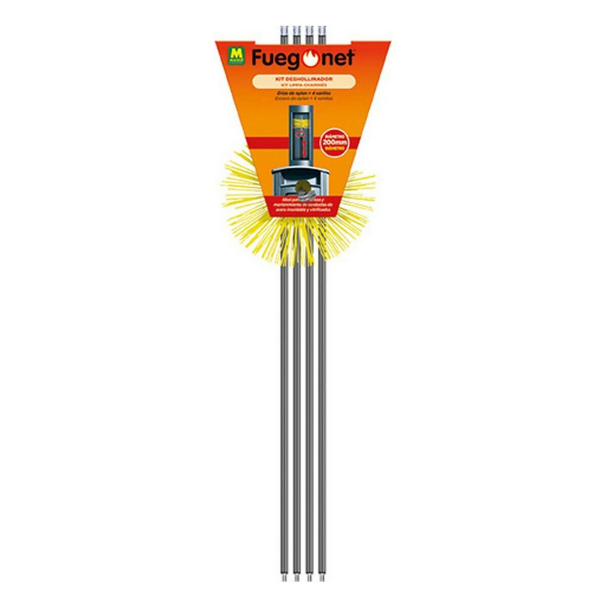 Skorstensborste Massó KIT Ø 20 cm - 2