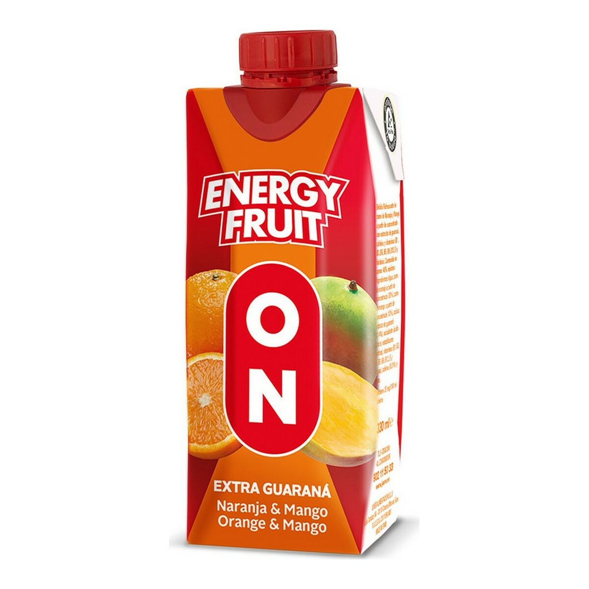 Nektar Juver Energy Fruit Orange Mango (330 ml) - 2