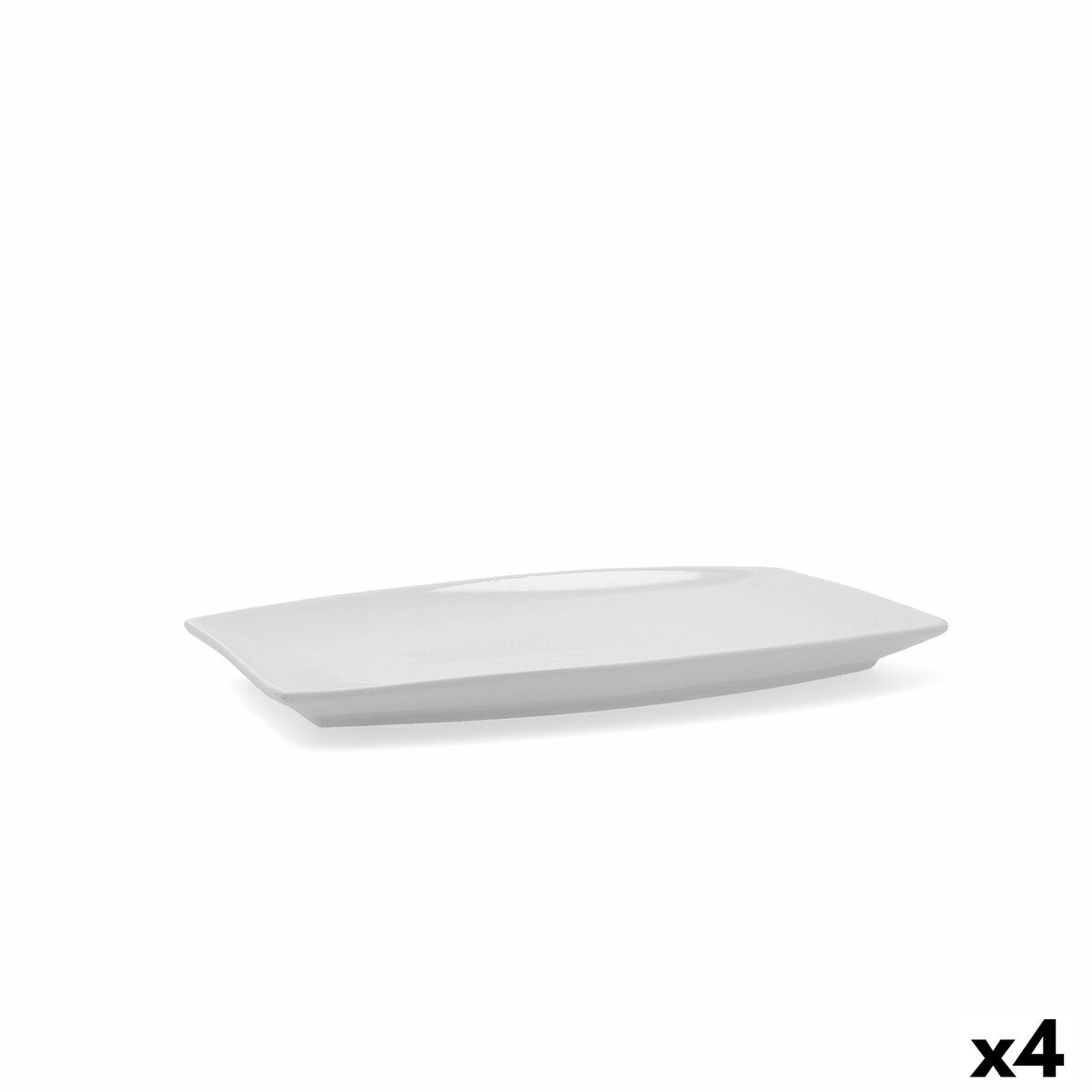 Servingsfat Quid Gastro Keramik Vit (30,5 x 19,5 x 2,5 cm) (Pack 4x) - 3