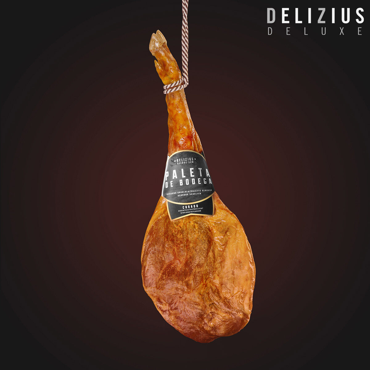Källarrökt skuldra Delizius Deluxe 4 Kg - 4