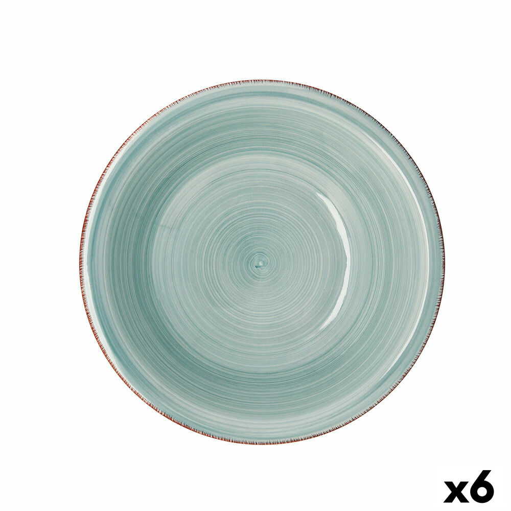 Salladsskål Quid Vita Aqua Keramik Blå (6 antal) (Pack 6x) - 2