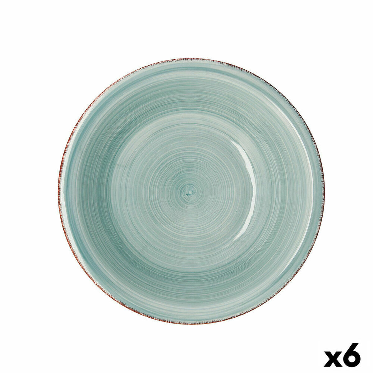 Salladsskål Quid Vita Aqua Keramik Blå (6 antal) (Pack 6x) - 4