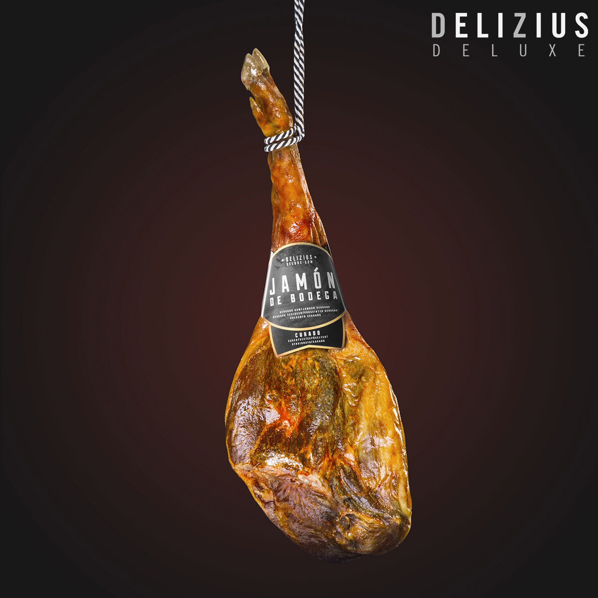 Källarrökt skinka Delizius Deluxe 6 Kg - 4