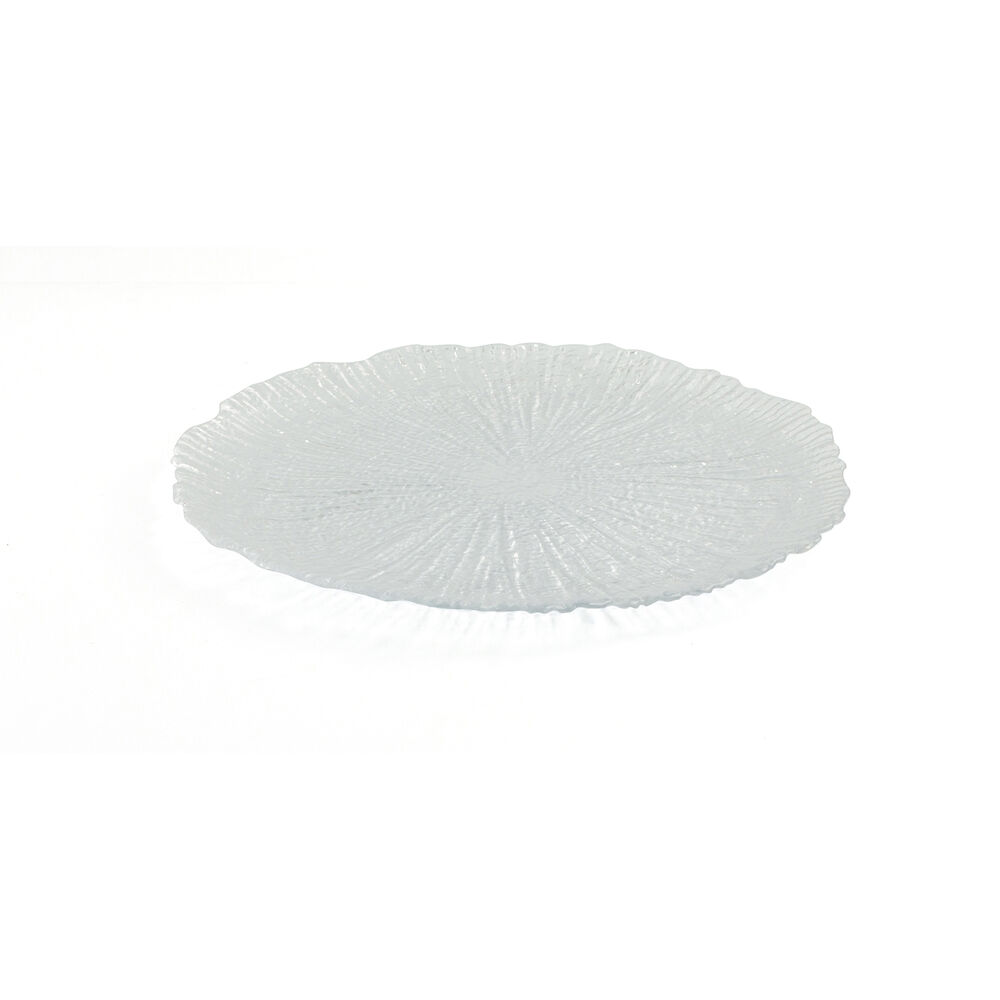 Platt skål Quid Mar De Viento Transparent Glas Ø 28 cm (6 antal) (Pack 6x)