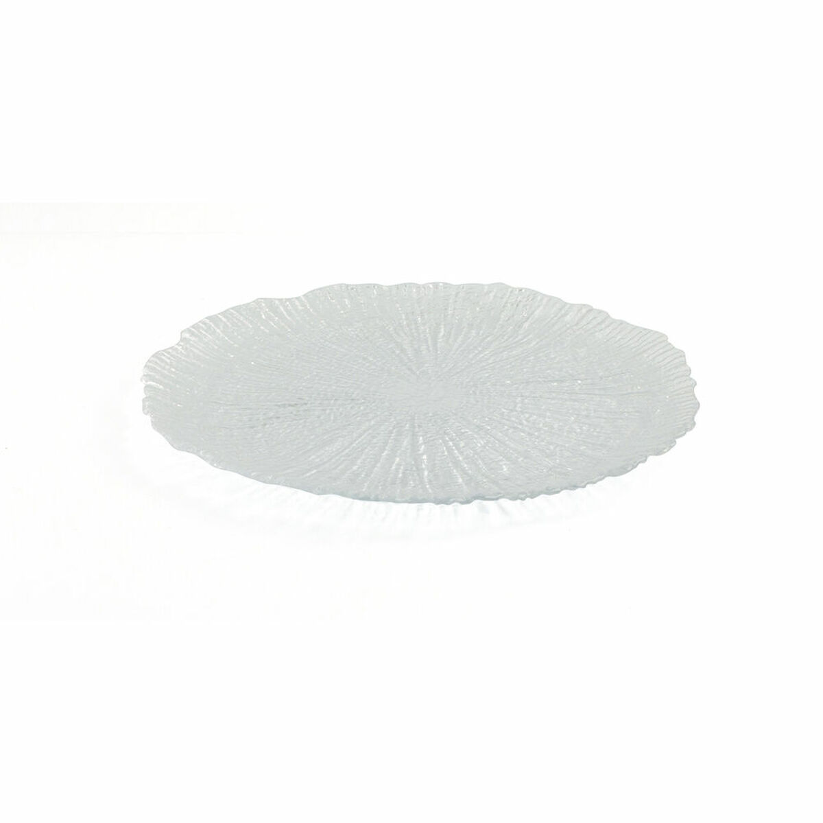 Platt skål Quid Mar De Viento Transparent Glas Ø 28 cm (6 antal) (Pack 6x) - 3
