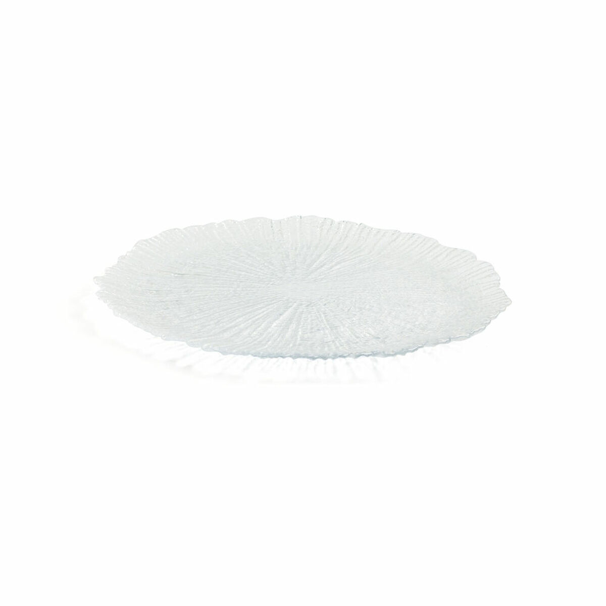 Platt skål Quid Mar De Viento Transparent Glas Ø 32 cm (6 antal) (Pack 6x) - 3