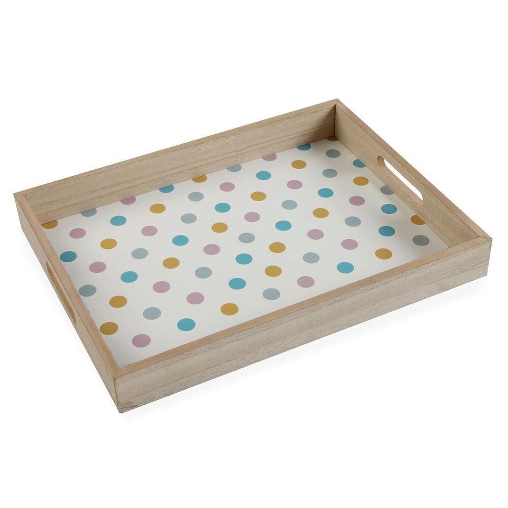 Bricka Versa Springdots Trä MDF (30 x 5 x 45 cm)