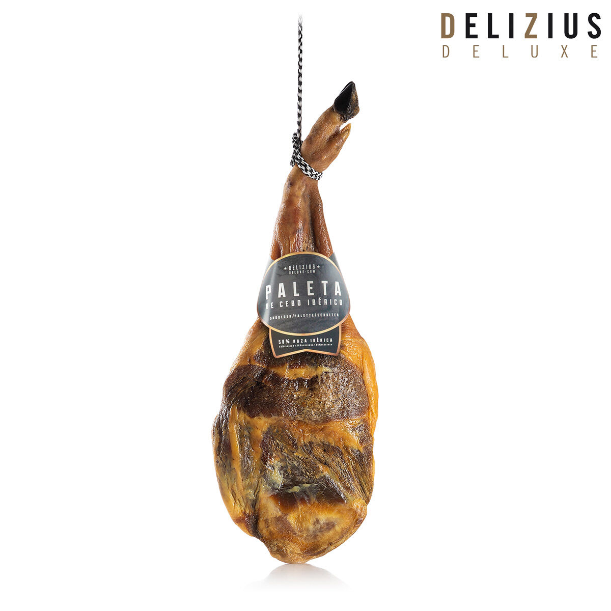 Spannmålsmatad iberisk skuldra Delizius Deluxe, Vikt ca: 5-5,5 Kg