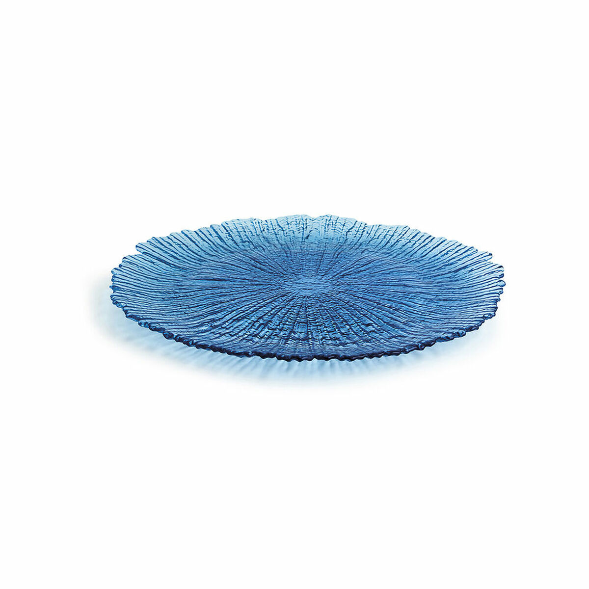 Platt skål Quid Mar De Viento Blå Glas Ø 28 cm (6 antal) (Pack 6x) - 3