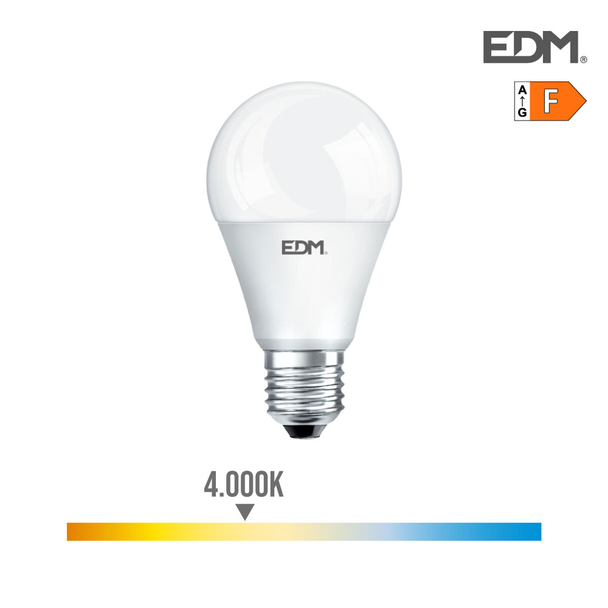 LED-lampa EDM 7 W E27 F 580 Lm (4000 K)