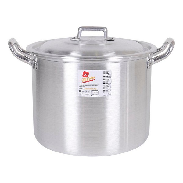 Gryta med lock, Kapacitet: 30 l - 36 cm