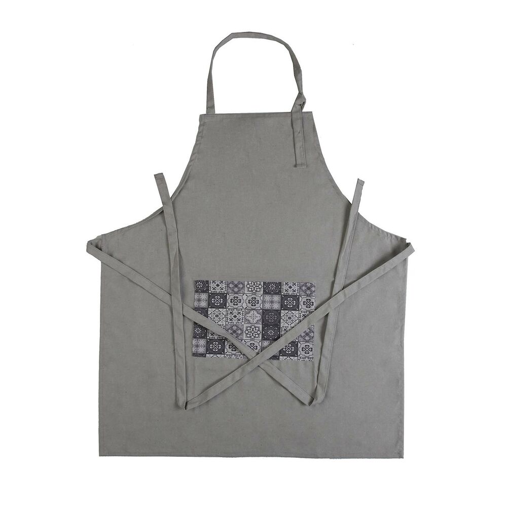 Förkläde Versa Mosaik Svart Textil (80 x 70 cm)
