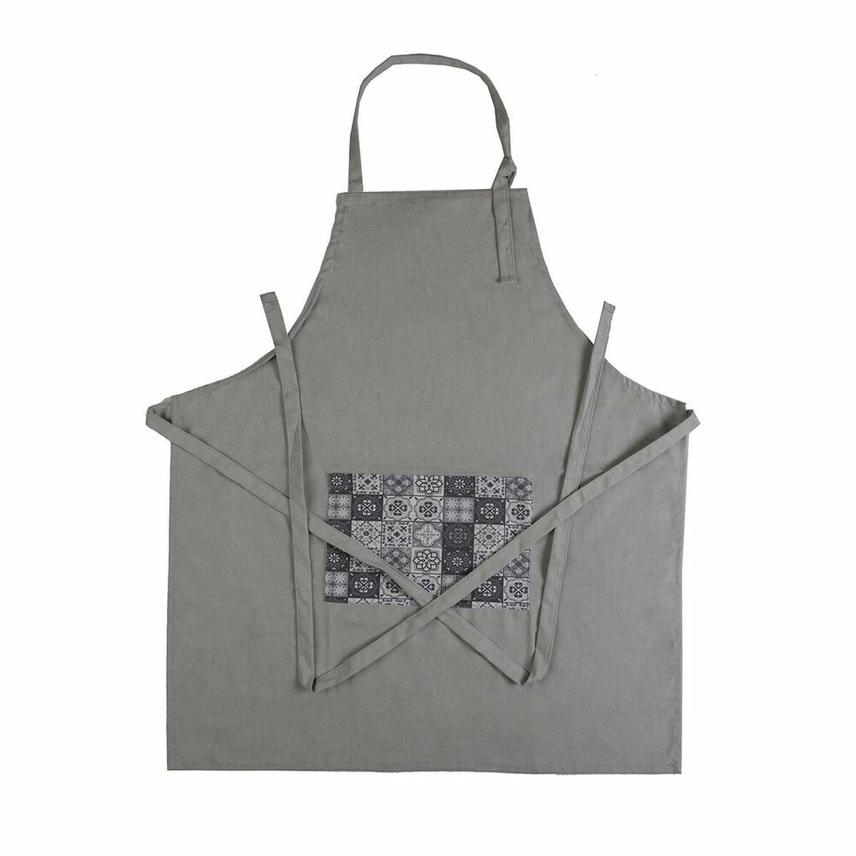 Förkläde Versa Mosaik Svart Textil (80 x 70 cm) - 2