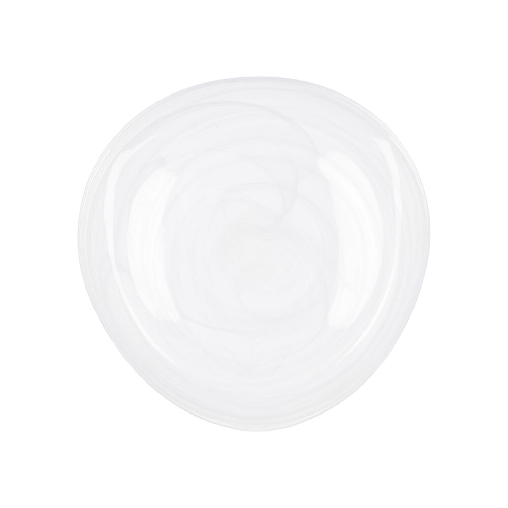 Platt skål Quid Boreal Vit Glas Ø 30 cm (6 antal) (Pack 6x)