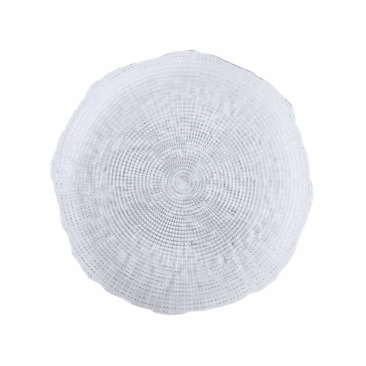 Platt skål Quid Boreal Transparent Glas Ø 28 cm (6 antal) (Pack 6x)