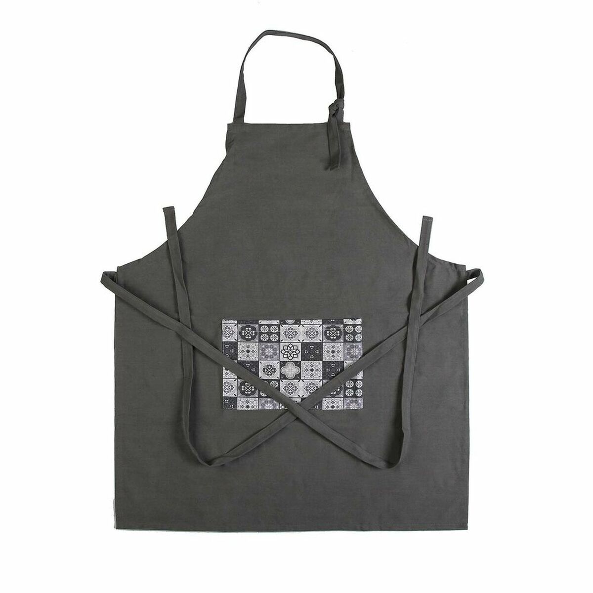 Förkläde Versa Mosaik Grå Textil (80 x 70 cm) - 2