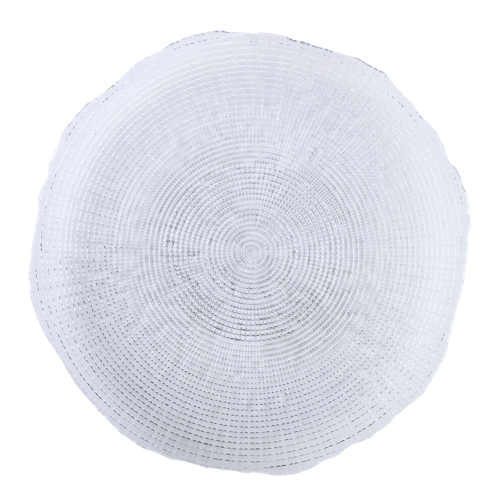 Tallriksunderlägg Quid Boreal Transparent Glas Ø 32 cm (6 antal) (Pack 6x)