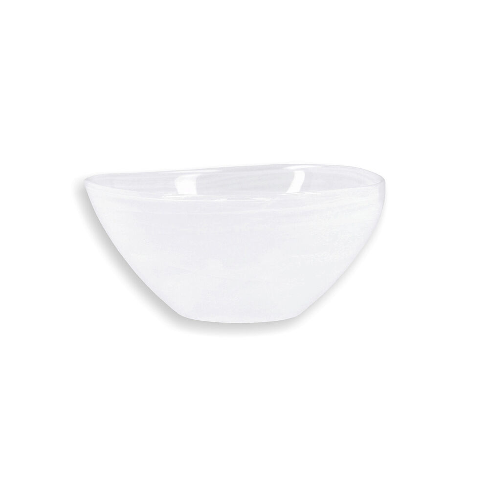 Salladsskål Quid Boreal Ø 14 cm Vit Glas (6 antal) (Pack 6x)