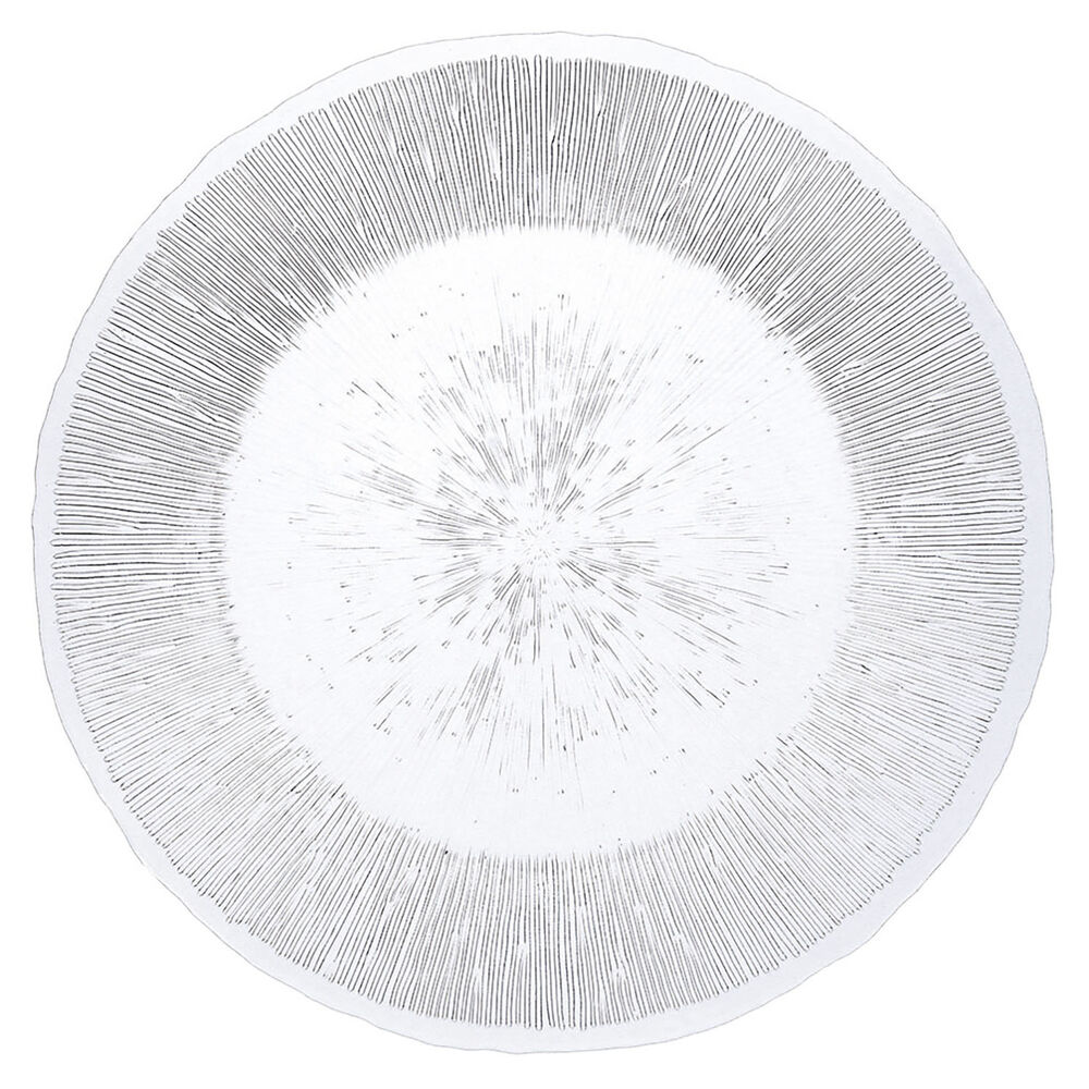 Platt skål Quid Lonja Transparent Glas (6 antal) (Pack 6x)
