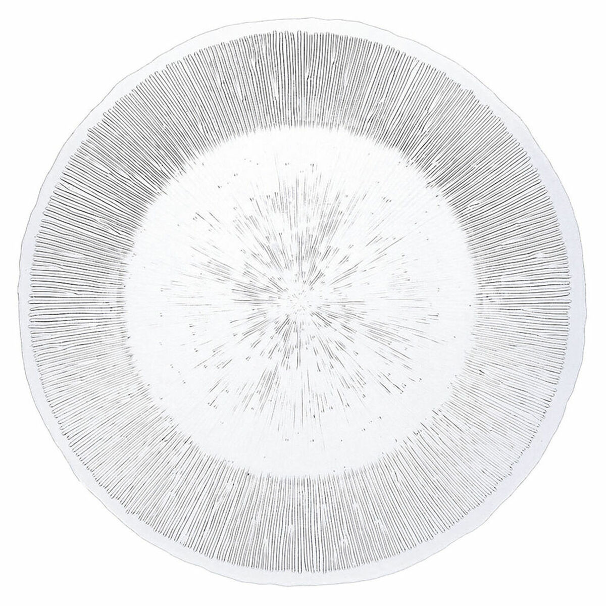 Platt skål Quid Lonja Transparent Glas (6 antal) (Pack 6x) - 4