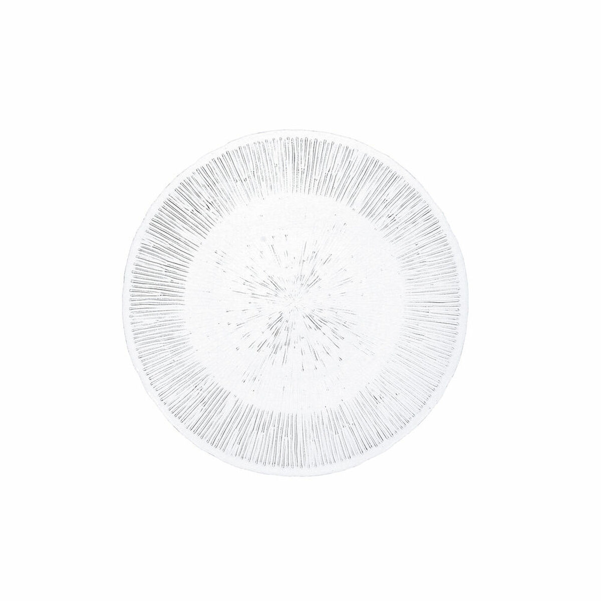 Platt skål Quid Lonja Transparent Glas Ø 21 cm (6 antal) (Pack 6x) - 3