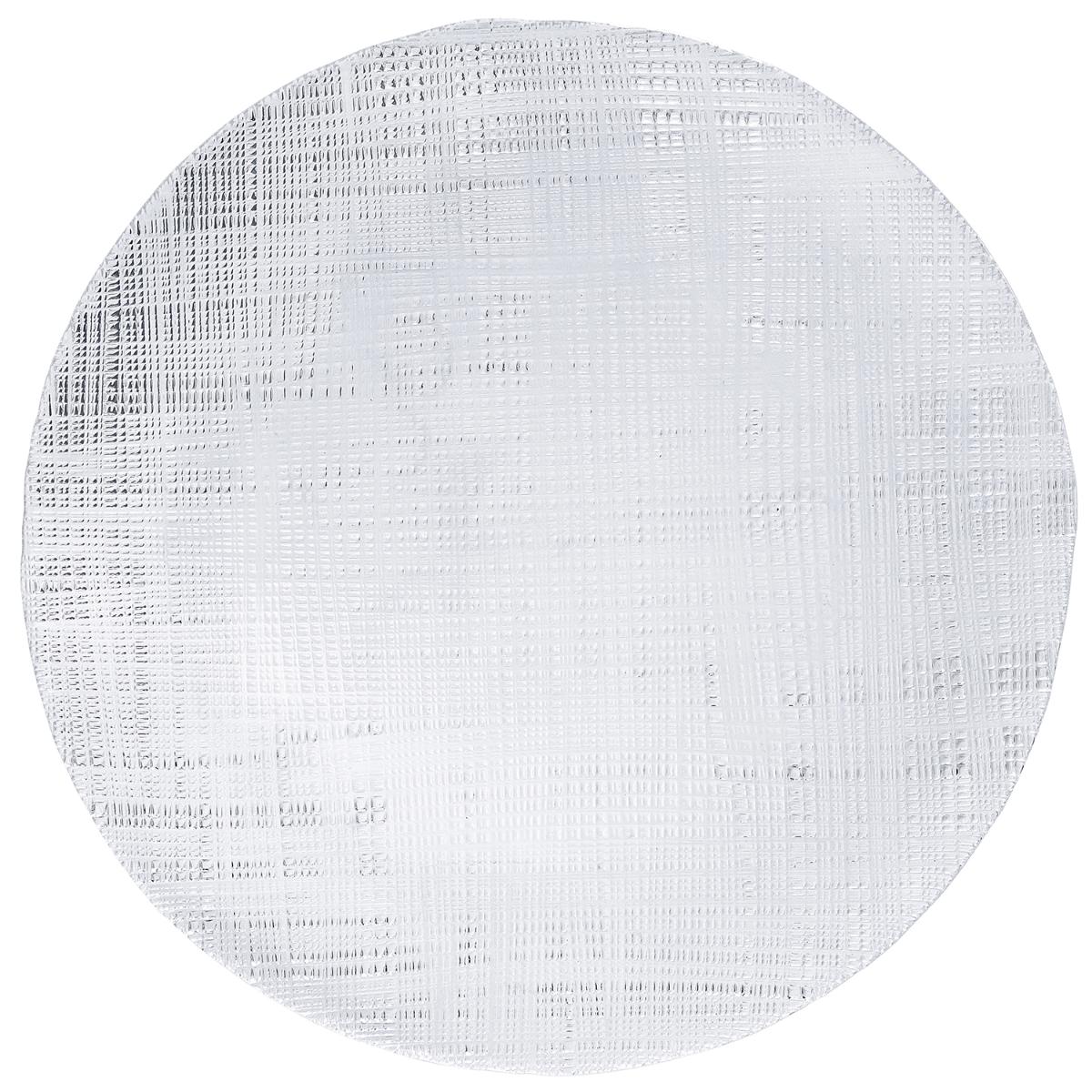 Tallriksunderlägg Bidasoa Ikonic Transparent Glas Ø 33 cm 6 antal (Pack 6x)