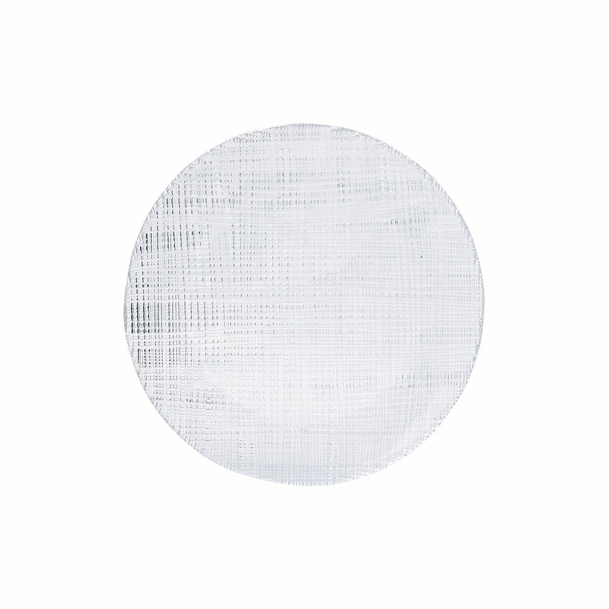 Tallriksunderlägg Bidasoa Ikonic Transparent Glas (ø 21,5 cm) (Pack 6x) - 3