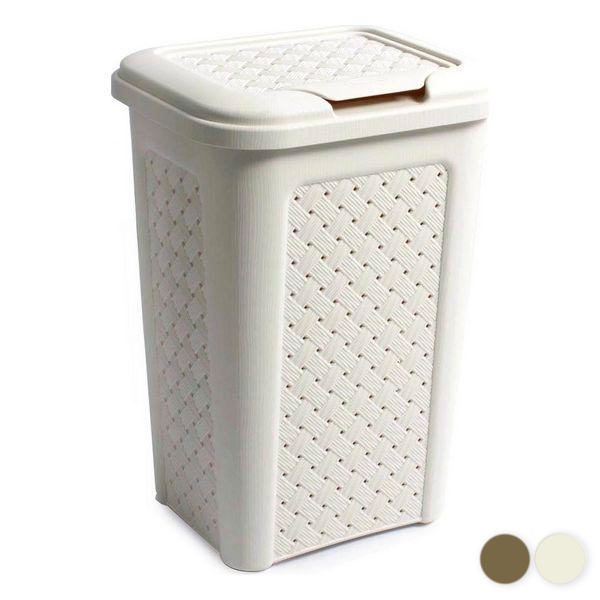 Papperskorg Tontarelli 10 L (24 x 20 x 35 cm), Färg: Beige