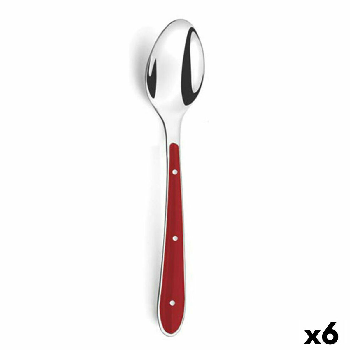 Set med skedar Amefa Bistro Metall Dvobarvna 21,7 cm - 4
