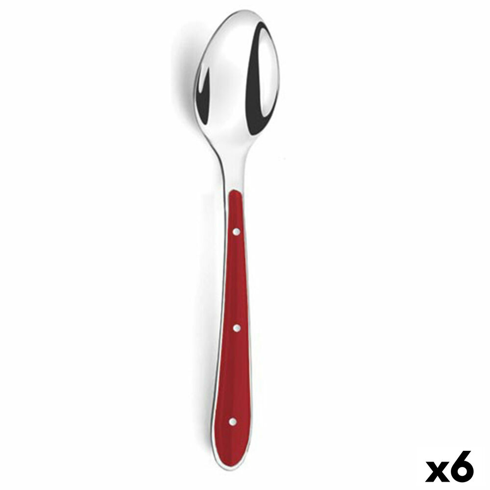 Dessertsked Amefa Bistro Metall Dvobarvna (13,4 cm) (Pack 6x) - 2