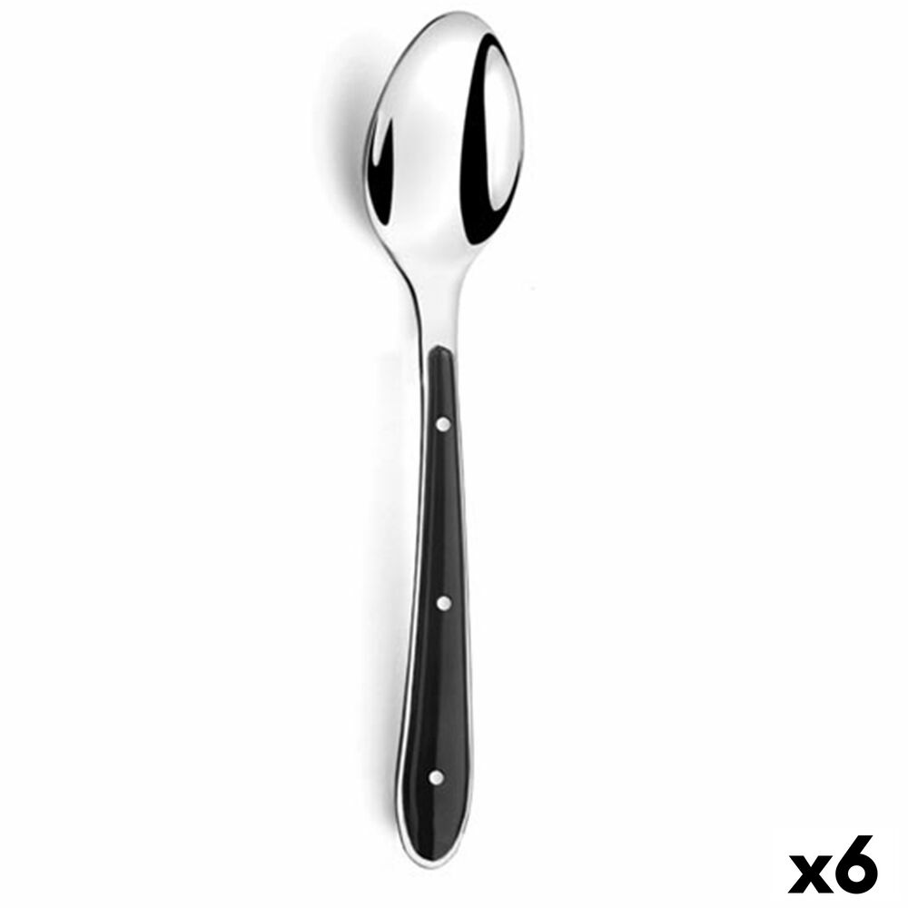 Dessertsked Amefa Bistro Metall Dvobarvna (13,4 cm) (Pack 6x) - 2