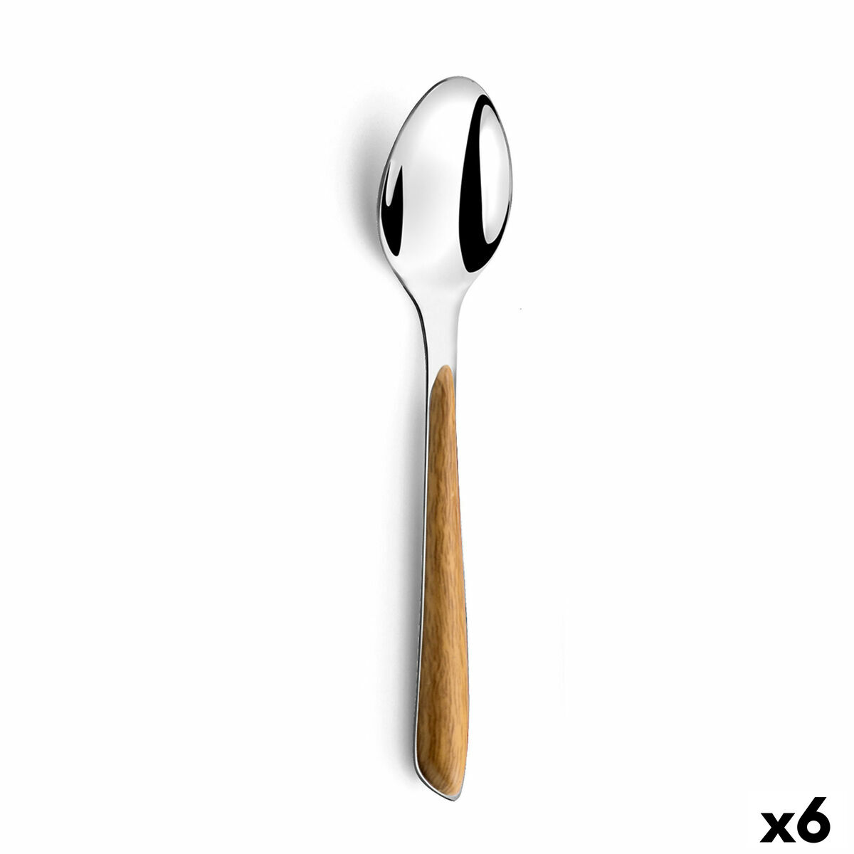 Dessertsked Amefa Eclat Metall Dvobarvna (13,5 cm) (Pack 6x) - 3
