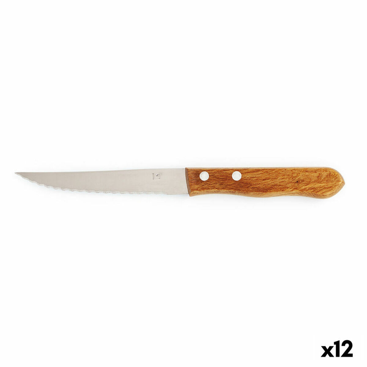 Köttkniv Amefa Steak Madera Stål Metall 12 antal 20,5 cm (Pack 12x) - 4