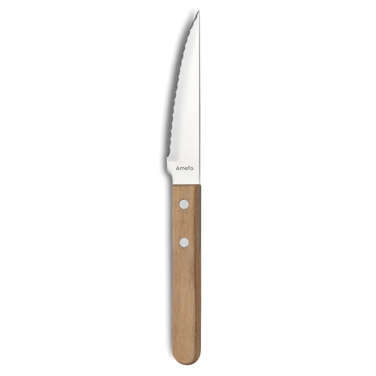 Köttkniv Amefa Pizza Bois Metall Trä (21 cm) (Pack 12x)