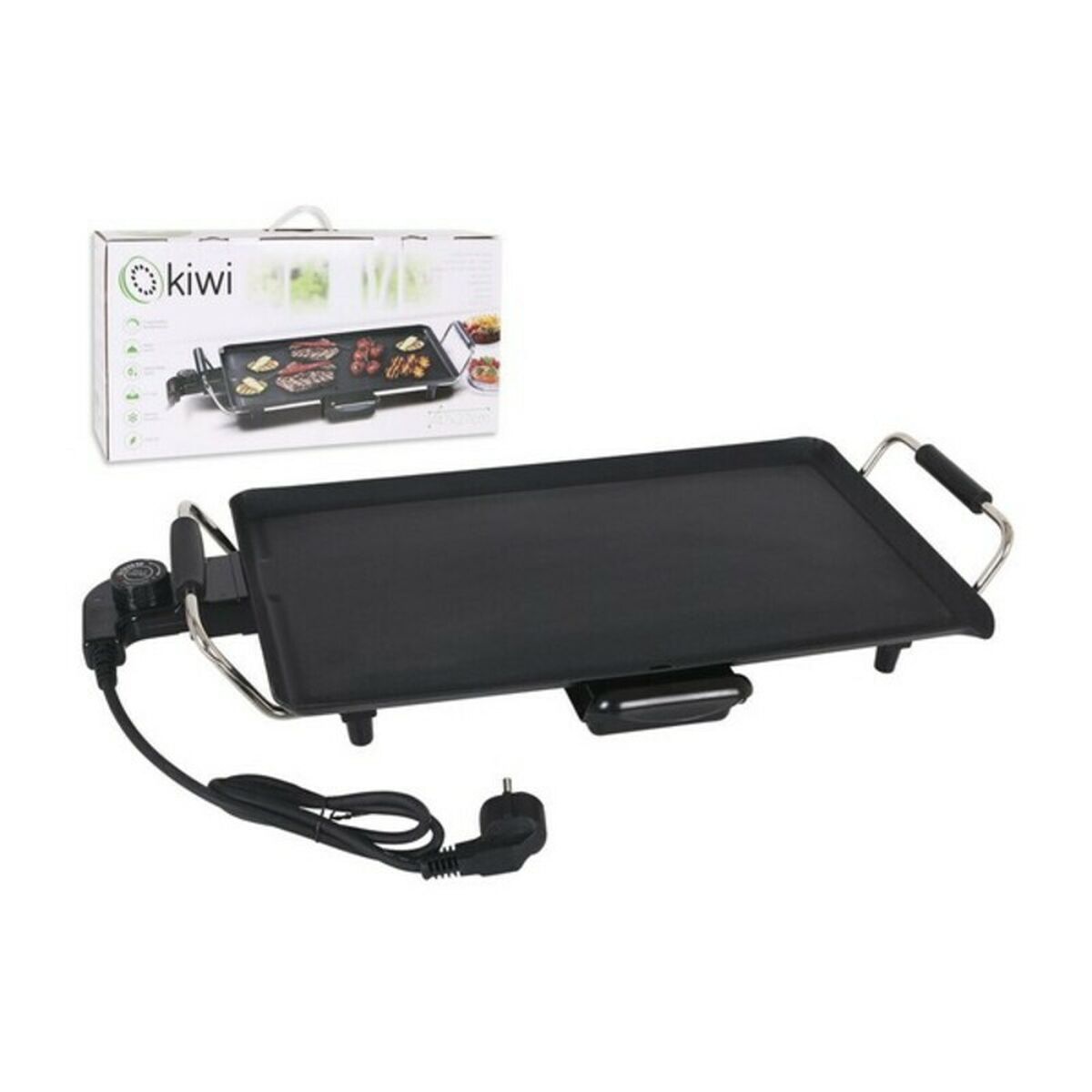 Slät grillplatta Kiwi KPP-5412 1800W (47 x 27 cm) - 4