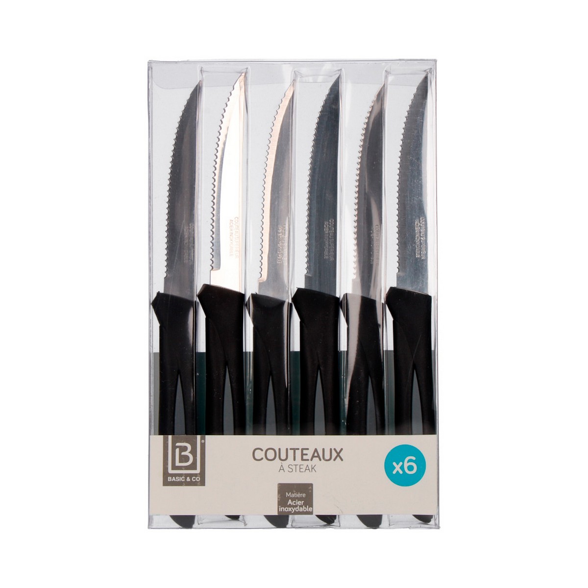 Set med köttknivar 2 antal 21 cm 6 Delar - 2