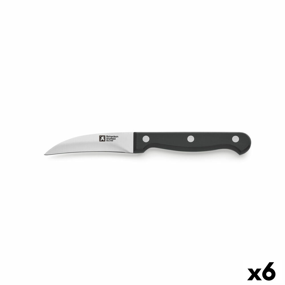 Urbeningskniv Richardson Sheffield Artisan Svart Metall (15,5 cm) (Pack 6x) - 2