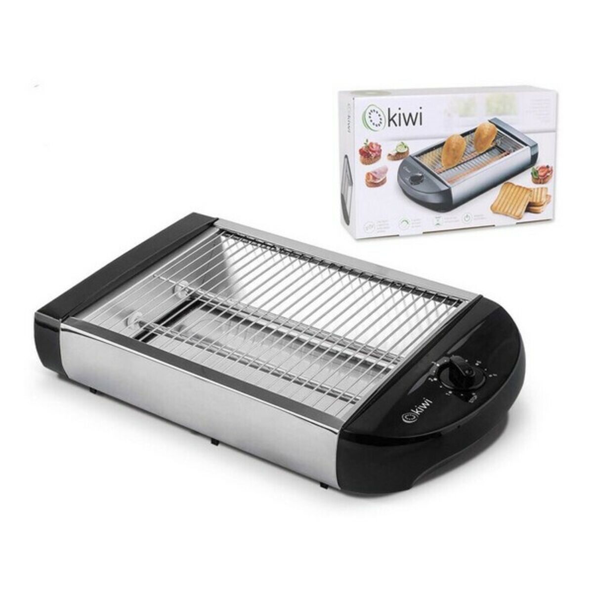 Brödrost Kiwi KT-6513 600W Grå - 2