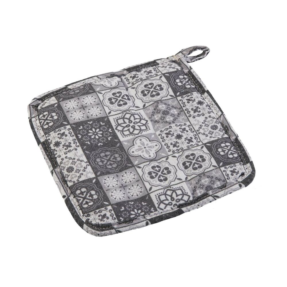 Bordsunderlägg Versa Grå Textil (20 x 20 cm)