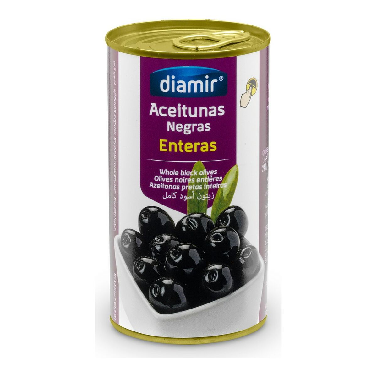Oliver Diamir Svart Med kärnor (185 g) - 2