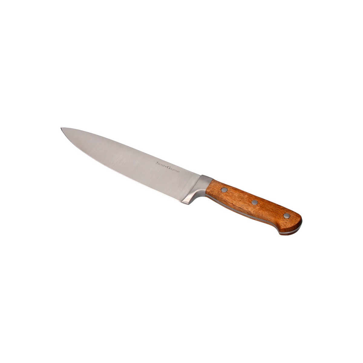 Kockskniv Secret de Gourmet Trä Rostfritt stål Kromad (21 cm) - 2