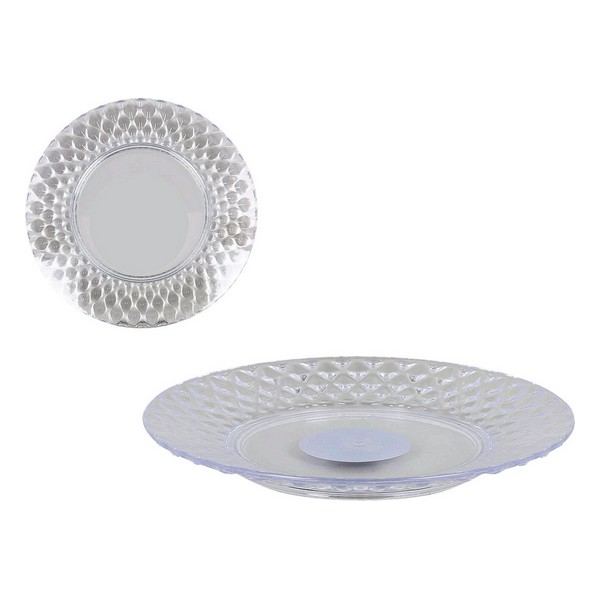 Platt skål Diamond, Färg: Purpur  Mått Ø 19 cm - 8
