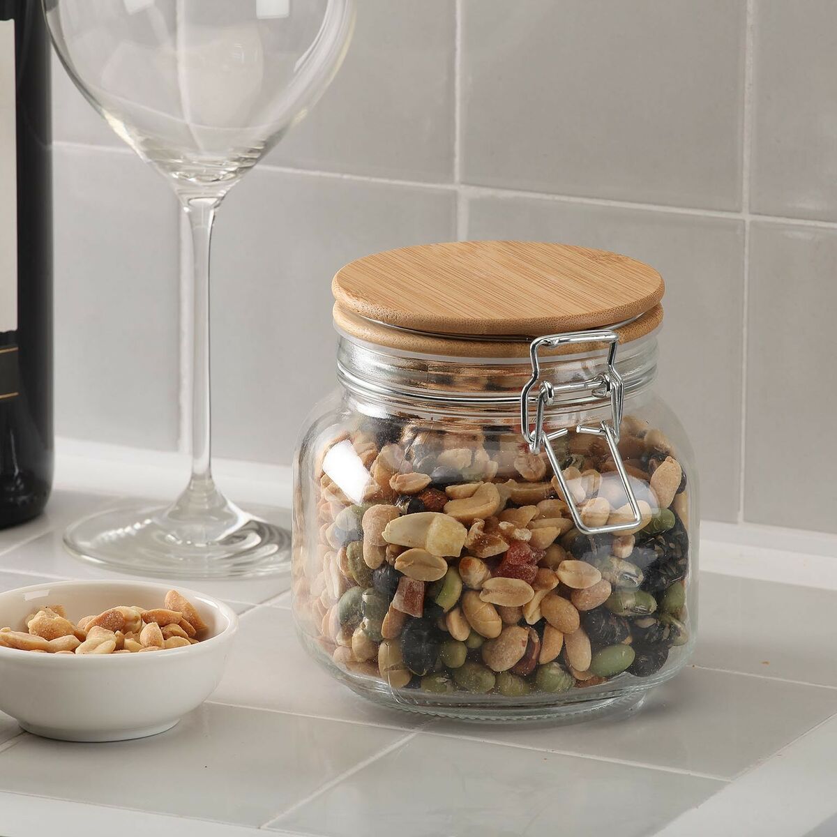 Glasburk Versa 750 ml Glas Bambu - 4