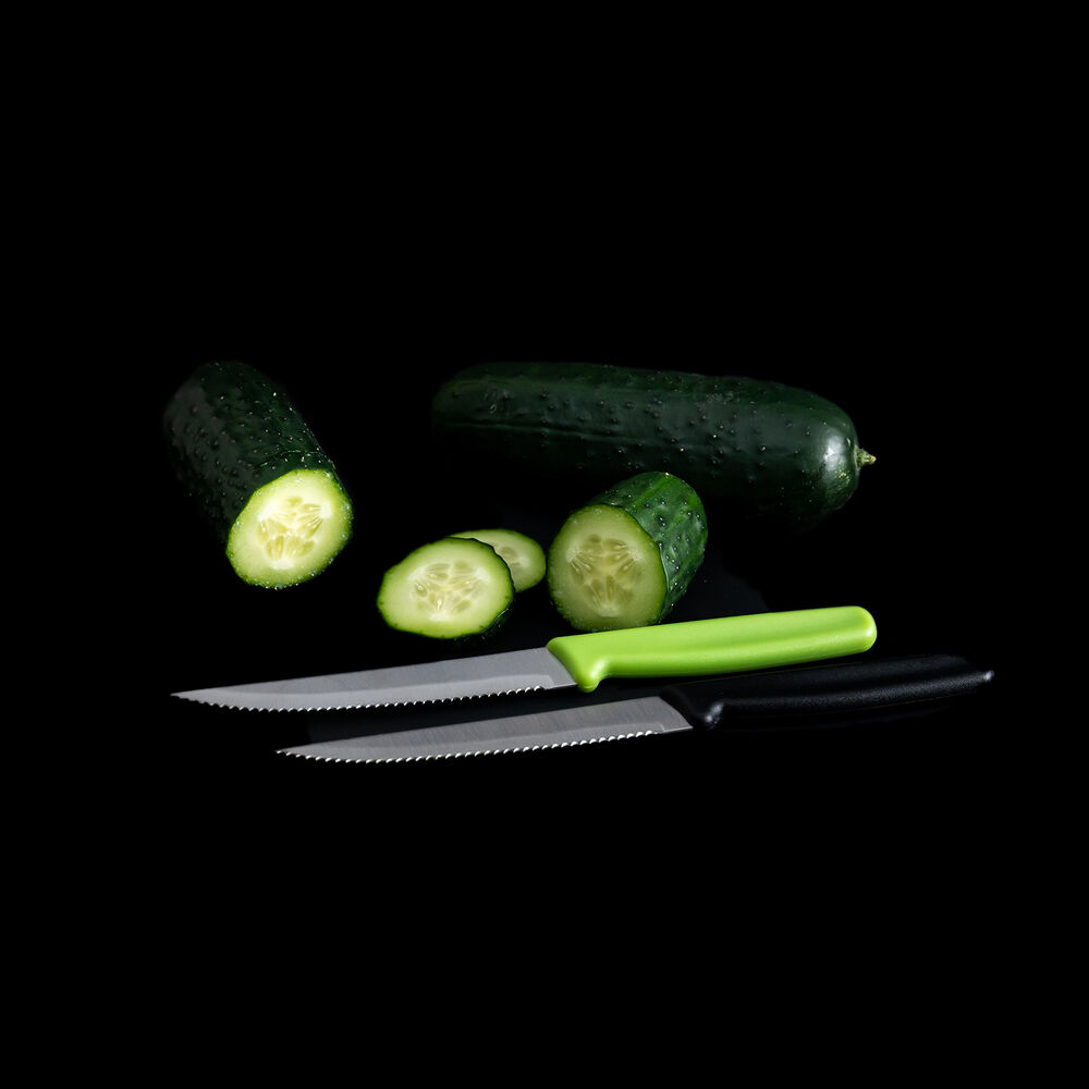 Grönsaksskalarkniv Quid Veggy Metall Multicolour 12 cm Bakelit (Pack 24x) - 3