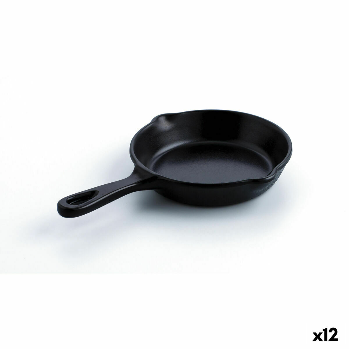 Panna för servering av apertiffer Quid A'bordo Svart Plast (12 antal) (Pack 12 x) - 3