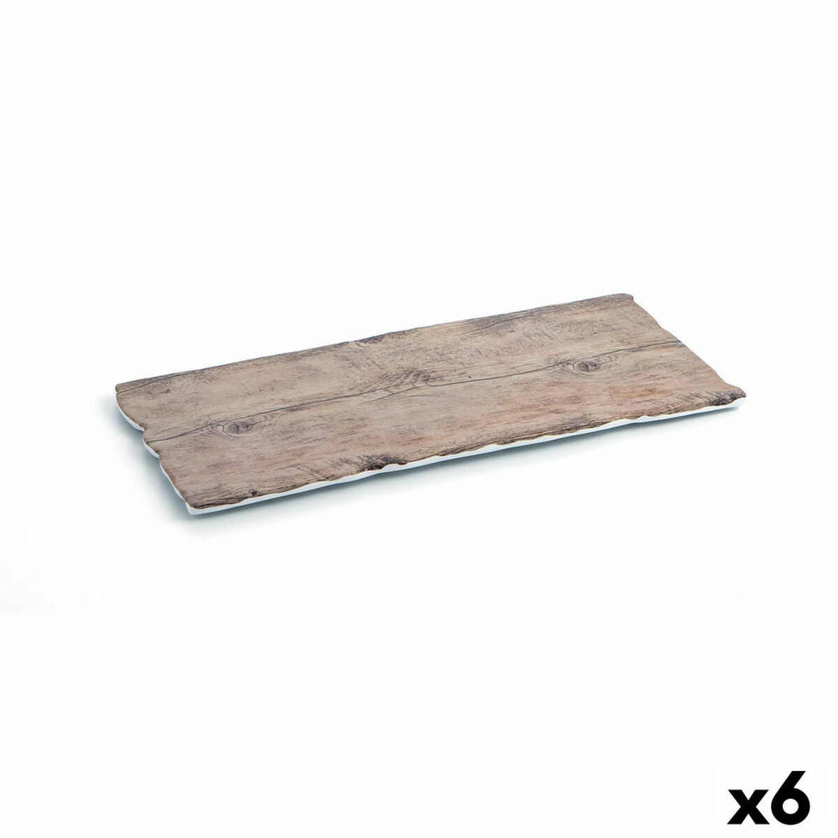 Tallrik Quid A'Bordo Trä Plast (40 x 18 cm) (Pack 6x) - 2