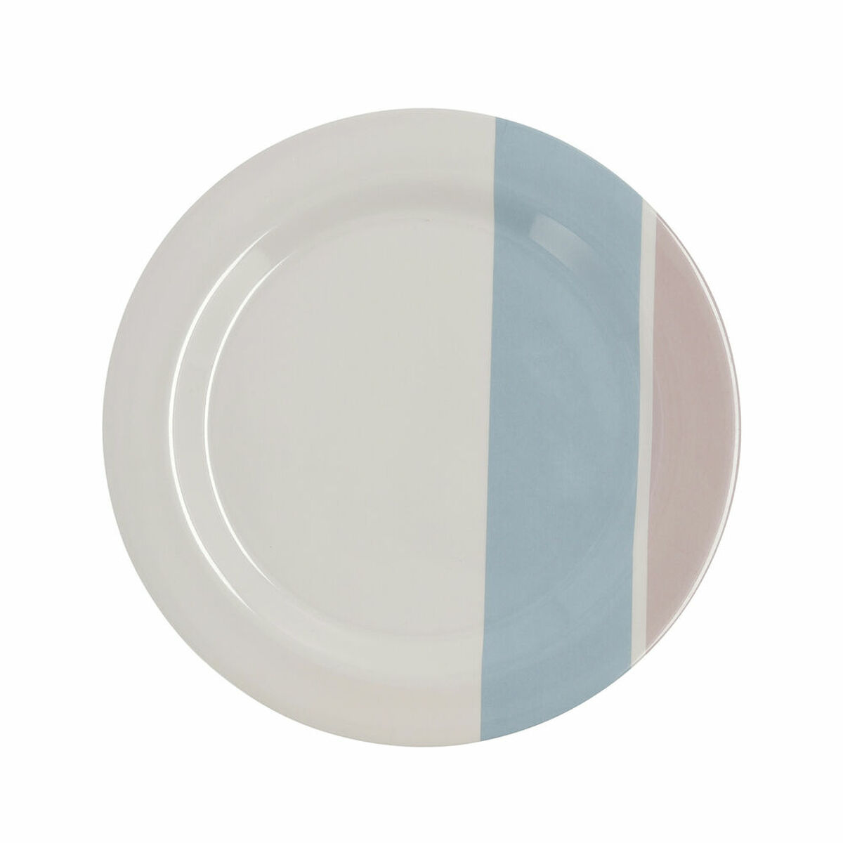 Platt skål Quid Viba Multicolour Plast 25,5 cm (12 antal) (Pack 12x)