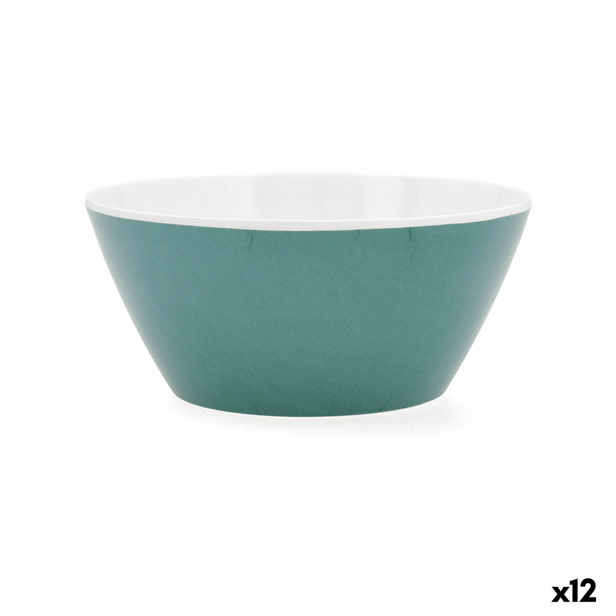 Skål Quid Selva Grön Plast Ø 15 cm (12 antal) (Pack 12x) - 3