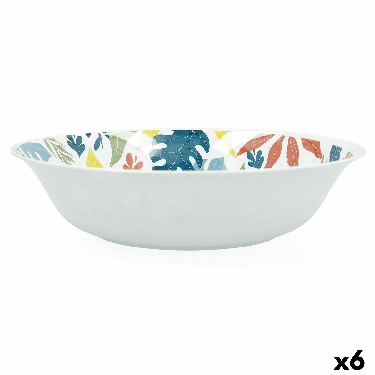 Salladsskål Quid Selva Plast Multicolour (23 cm) (Pack 6x) - 4
