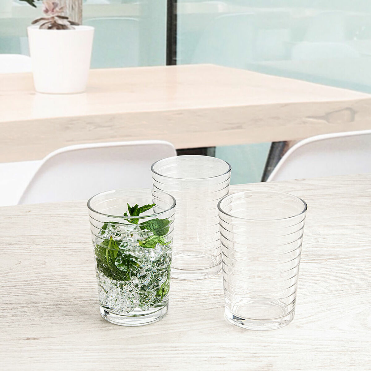 Glas Quid Urban Transparent Glas 6 antal 500 ml (Pack 6x) - 2